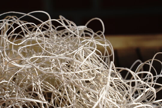 K&uuml;chengarn, Bindfaden als Hintergrund, Background kitchen twine, string