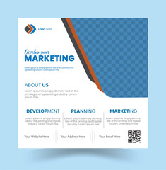 Digital business marketing banner for social media post template,Suitable for social media post, instagram story and web ads. Vector illustration with Space to add,Creative social media post banner te