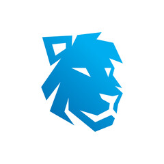 lion head vector logo design resource