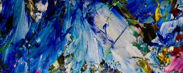 abstract background wallpaper. Modern motif visual art. Mixtures of oil paint. Trendy hand painting canvas. Wall decor and Wall art prints Idea. 3D Texture. Art object	