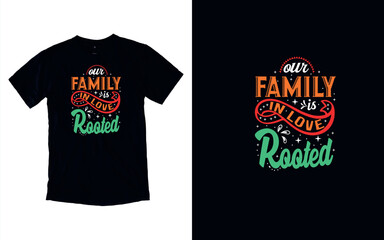 Family United, Together, Forever Family Bound by Love, T-shirt Design