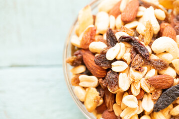 Obraz premium nuts and dried fruits