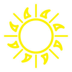 Sun icon Vector
