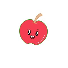 red apple