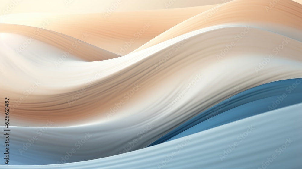Poster abstract wavy wave background with smooth silky shape....color, dynamic pattern shape with creative 
