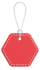 Price tag. Price label. 3D illustration.