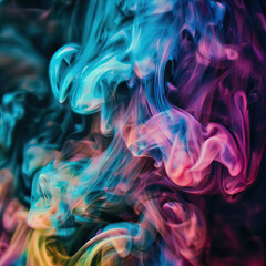 Smoke Fusion of Colors, Generative AI