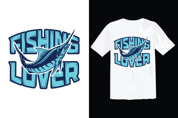Fishing Lover T-shirt Design