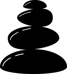 Yoga Stone Balance Icon