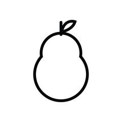 pear icon vector illustration eps