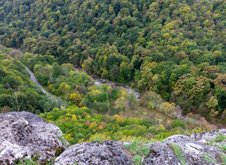 the beginning of autumn in the highlands, nature walks, panoramic views of the mountains, routes and recreation in the mountains.