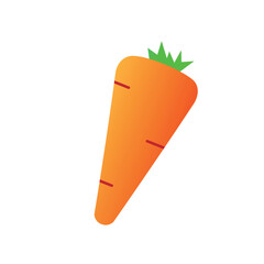 carrot icon vector illustration eps