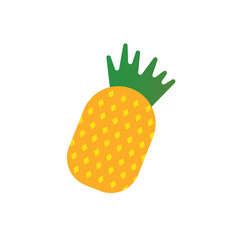 pineapple icon vector illustration eps
