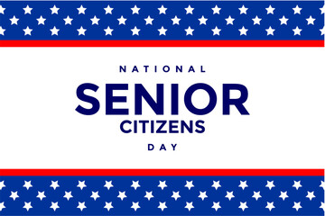 national senior citizens day background template Holiday concept