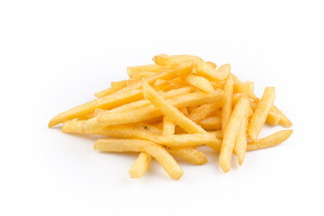 french fries isolated