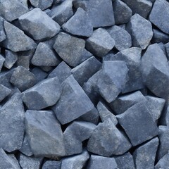 gray rough gabbro stones. Illustration generated ai