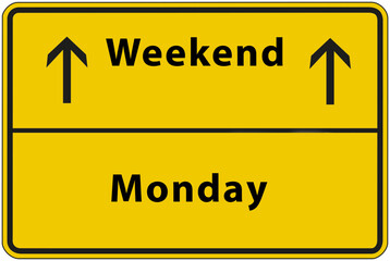 Monday is here and the weekend is still far away