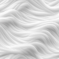 Abstract 3d white background, organic shapes seamless pattern texture wavy lines