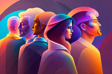 Midnight Mesh: A Sci-Fi Abstraction of Human Confusion