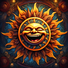 Smile Sun Good Emation in Tattoo Edition