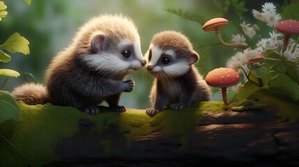 cute baby fantasy animals for kids