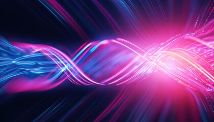 Neon fiber optic lines abstract texture background, abstract speed lines technology background