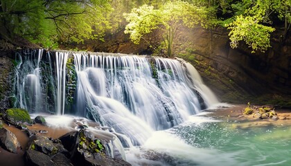 beautiful waterfall