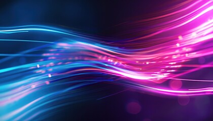 Neon fiber optic lines abstract texture background, abstract speed lines technology background