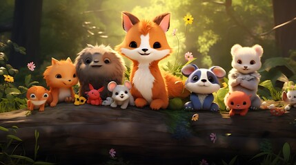 cute fantasy animals