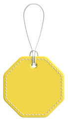 Price tag. Price label. 3D illustration.