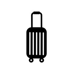 Luggage, suitcase - vector icon