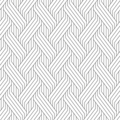 Vector seamless texture. Modern geometric background. Lattice of thin threads. - 626647654