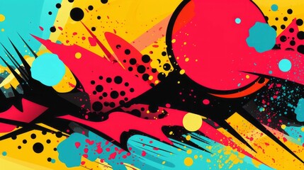 Obraz premium abstract background with splashes
