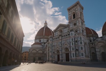 Obraz premium church and architecture, religion and building, cathedral, generative artificial intelligence