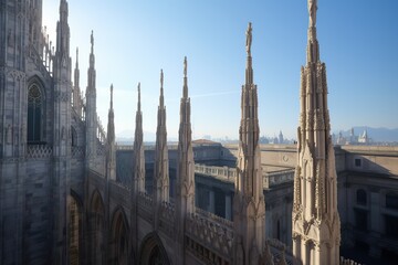 church and architecture, religion and building, cathedral, generative artificial intelligence