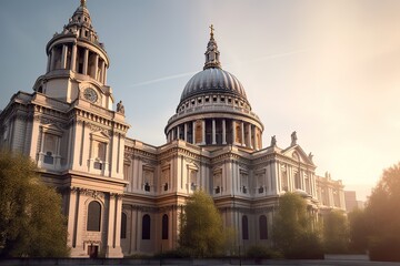 Obraz premium church and architecture, religion and building, cathedral, generative artificial intelligence