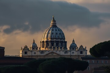 Fototapeta premium church and architecture, religion and building, cathedral, generative artificial intelligence
