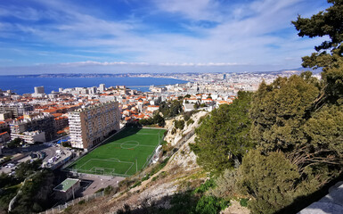 Fototapeta na wymiar wonderful views of Marseille in France