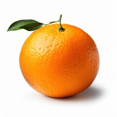 Single mandarine isolated