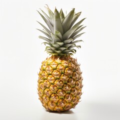 Fototapeta premium A single pineapple isolated