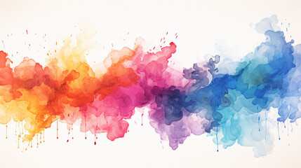Obraz premium Abstract marbled acrylic paint ink painted waves painting texture colorful background banner