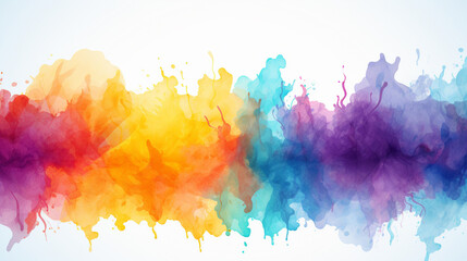 Abstract marbled acrylic paint ink painted waves painting texture colorful background banner