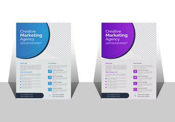 Flyer, Business Flyer, Corporate business flyer template design, Creative Business Flyer Layout modern professional business Flyer design.