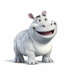 Naklejka premium Hippo