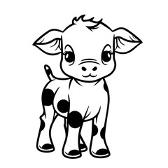 calf outline illustration