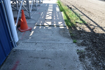 Pavement in a Construction Zone