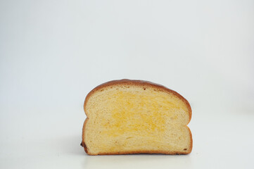 toast in white background