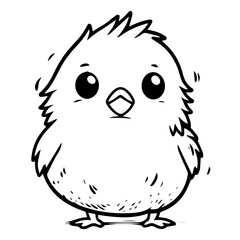 chick doodle illustration
