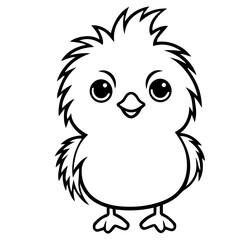 chick doodle illustration