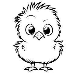 chick doodle illustration